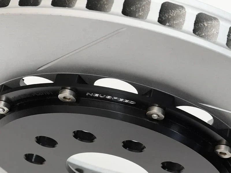 NM Engineering 2-Piece Floating Brake Rotors | Front 335mm Slotted - F-Chassis JCW