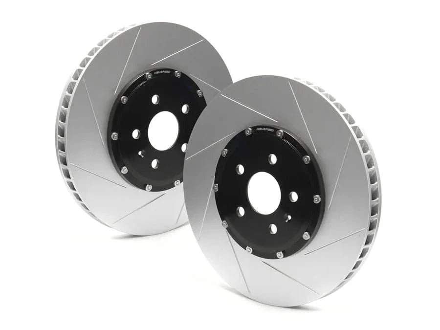 Neuspeed 2-Piece Floating Brake Rotors | Front 357mm Slotted - VW/Audi / MK8 Golf R / 8Y S3