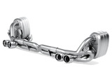 Akrapovic Porsche 911 Carrera S/4/4S/GTS (997.2) Slip-On Race Line (Titanium) w/ Titanium Tips