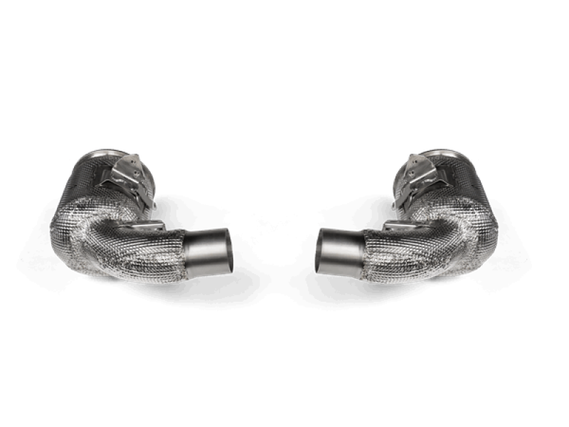 Akrapovic Porsche 911 Turbo/Turbo S (992.1) Link Pipe Set w/Catalytic Converter (SS)