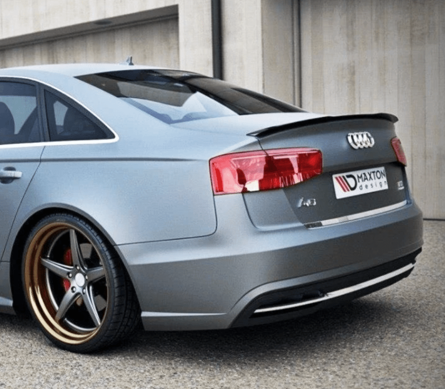Maxton Design Spoiler Cap Audi A6 / A6 S-Line C7 / C7 Face Lift Sedan