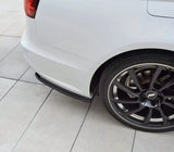 Maxton Design Rear Side Splitters Audi S6 / A6 S-Line C7 Facelift Avant