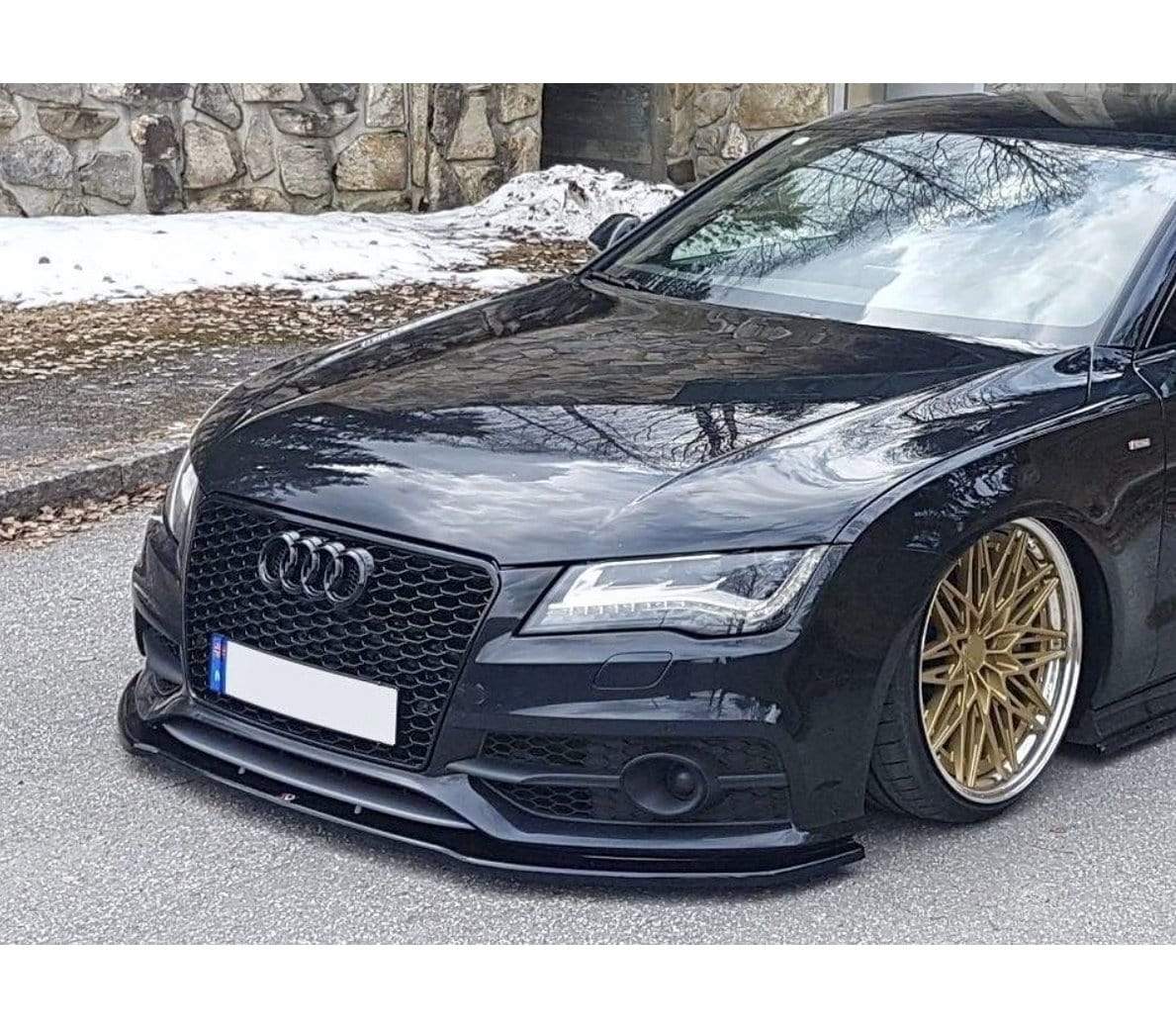 Maxton Design Front Splitter V.2 Audi S7 / A7 S-Line C7