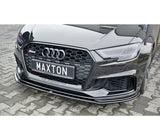 Maxton Design Front Splitter V.2 Audi RS3 8V Face Lift Sportback (NLA)