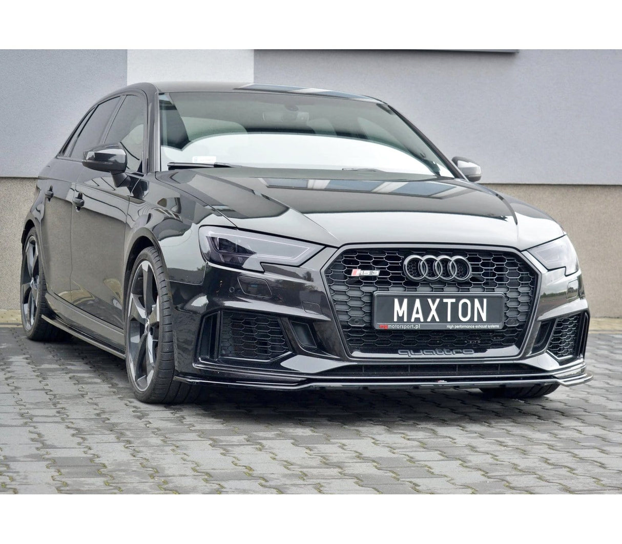 Maxton Design Front Splitter V.2 Audi RS3 8V Face Lift Sportback (NLA)