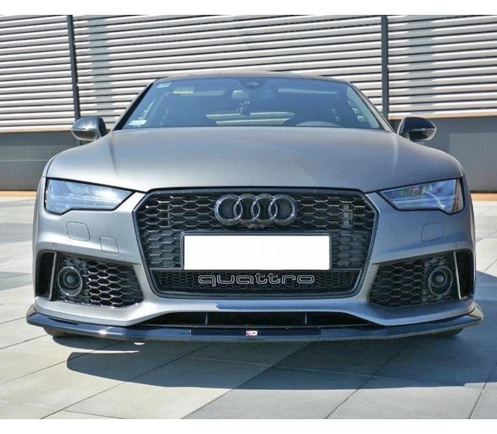 Maxton Design Front Splitter V.2 Audi RS7 C7 Face Lift