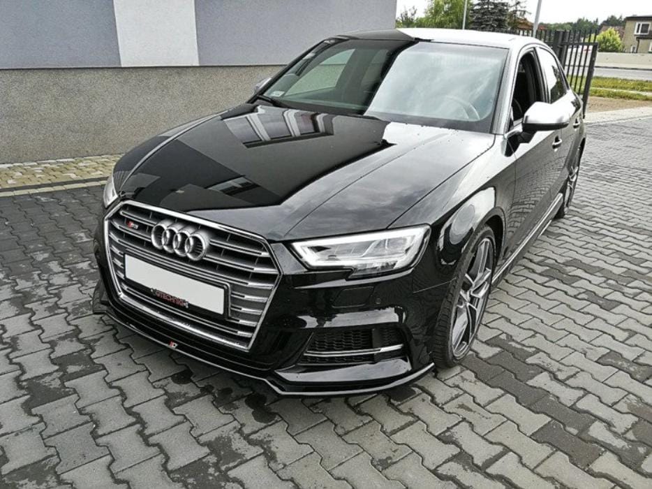 Maxton Design Front Splitter V.2 Audi 2017+ Face Lift S3 / A3 S-Line 8v