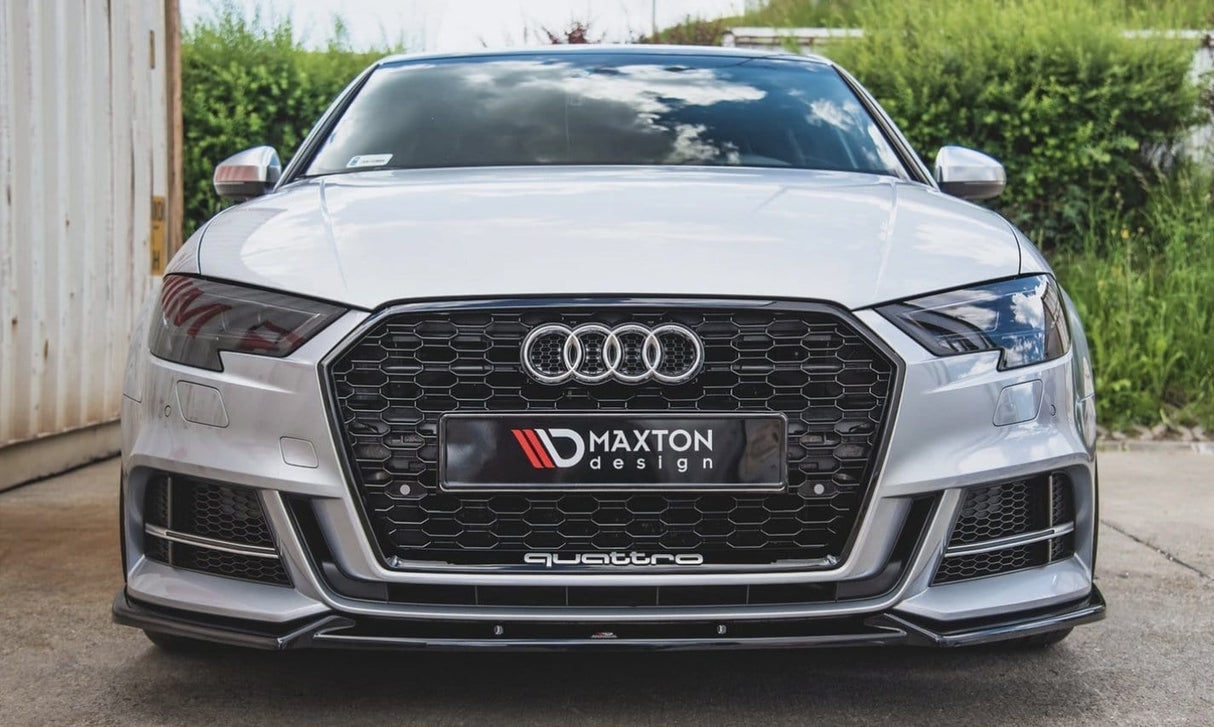 Maxton Design Front Splitter V.3 Audi 2017+ Face Lift S3 / A3 S-Line 8V
