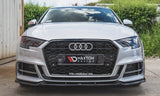 Maxton Design Front Splitter V.3 Audi 2017+ Face Lift S3 / A3 S-Line 8V