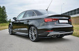 Maxton Design Rear Side Splitters Audi 2017+ Face Lift S3 / A3 S-Line 8V Sedan