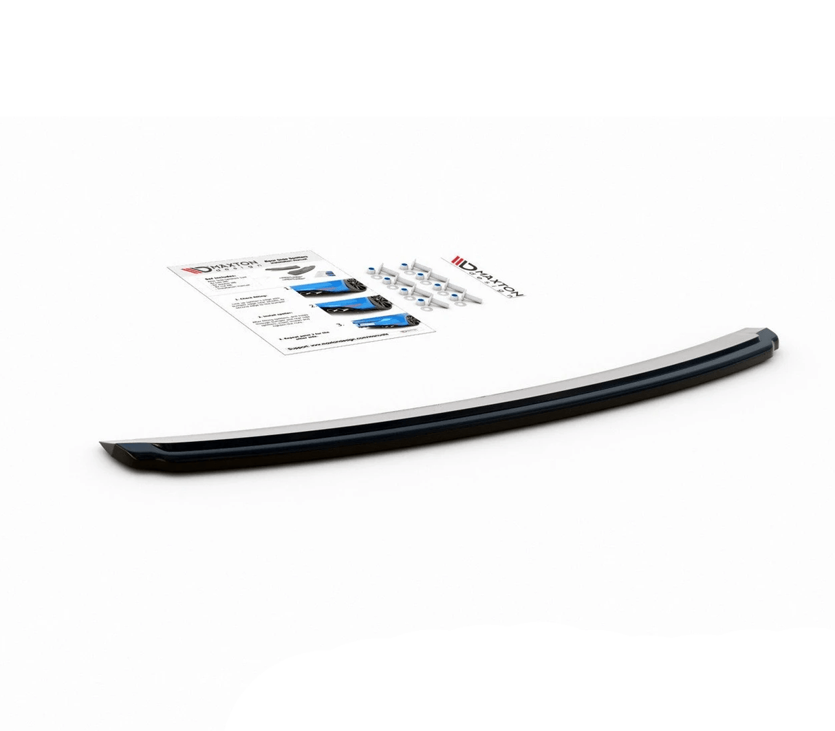 Maxton Design Central Rear Splitter Audi S4 / A4 S-Line B8 Sedan
