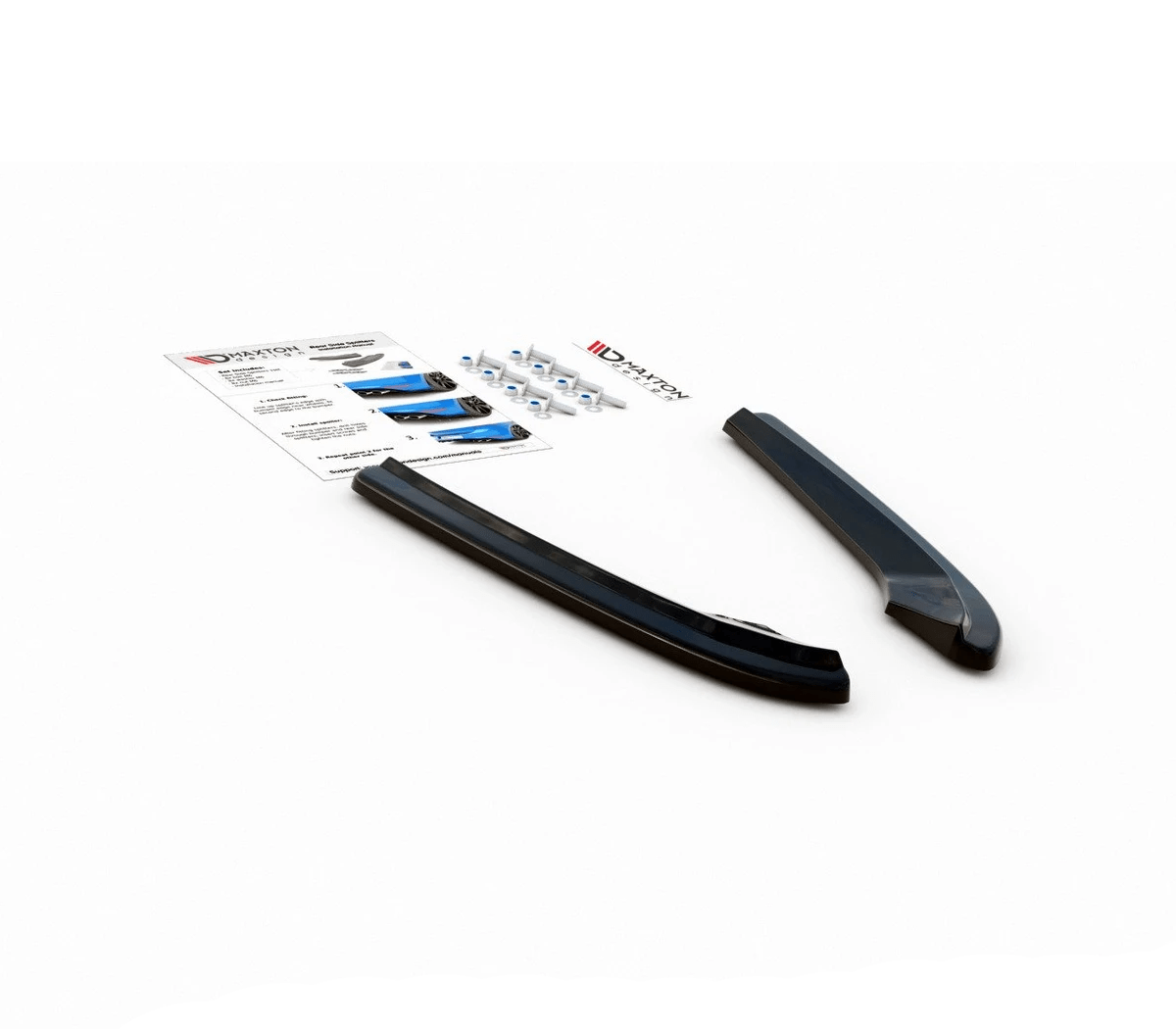 Maxton Design Rear Side Splitters Audi S4 / A4 S-Line B8 Sedan