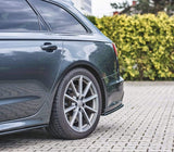 Maxton Design Rear Side Splitters Audi S6 / A6 S-Line C7 Facelift Sedan or Avant