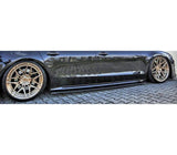 Maxton Design Side Skirts Diffusers Audi 2013+ S8 D4 Face Lift