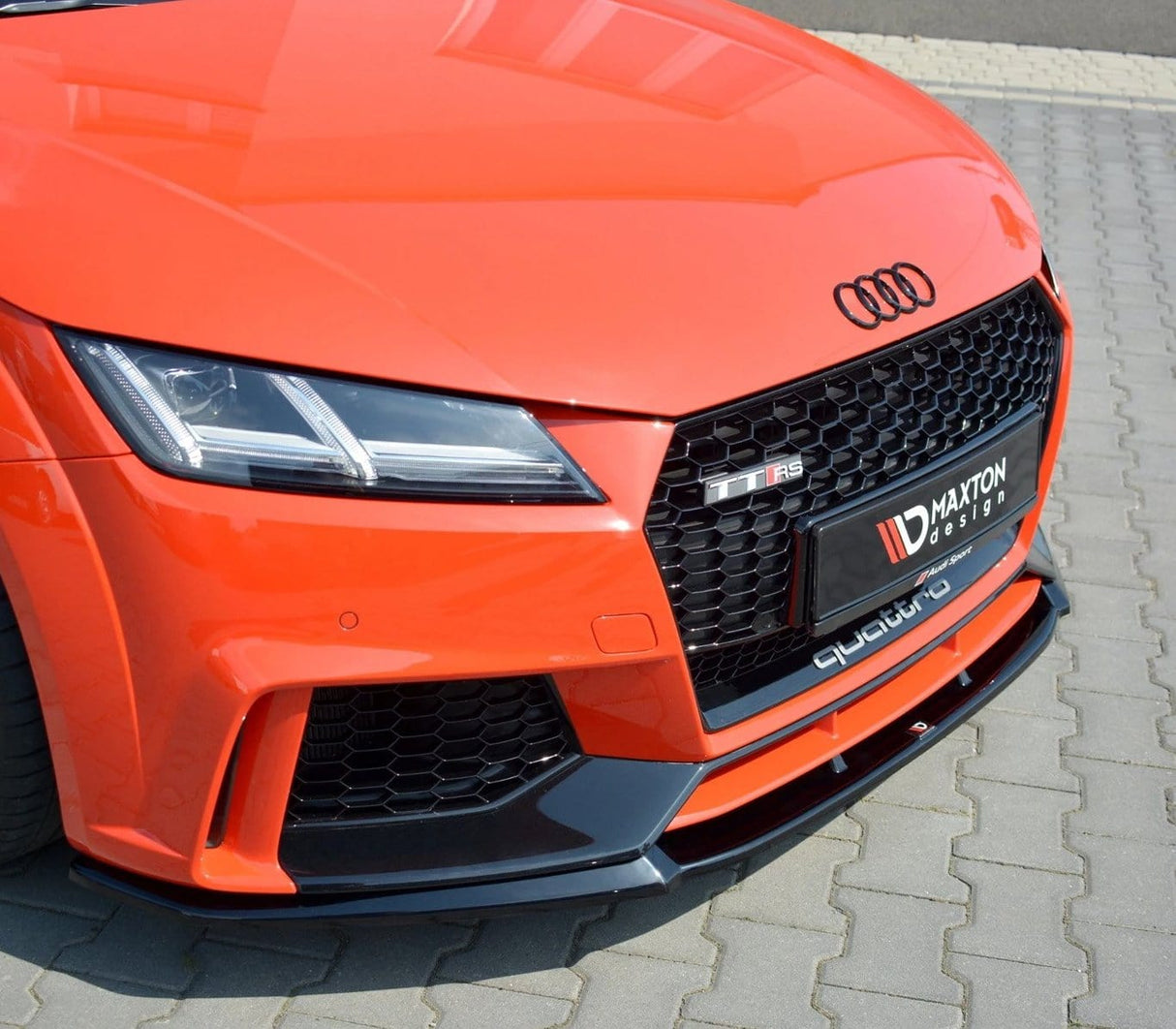 Maxton Design Front Splitter V.2 Audi 2018+ TT-RS 8S