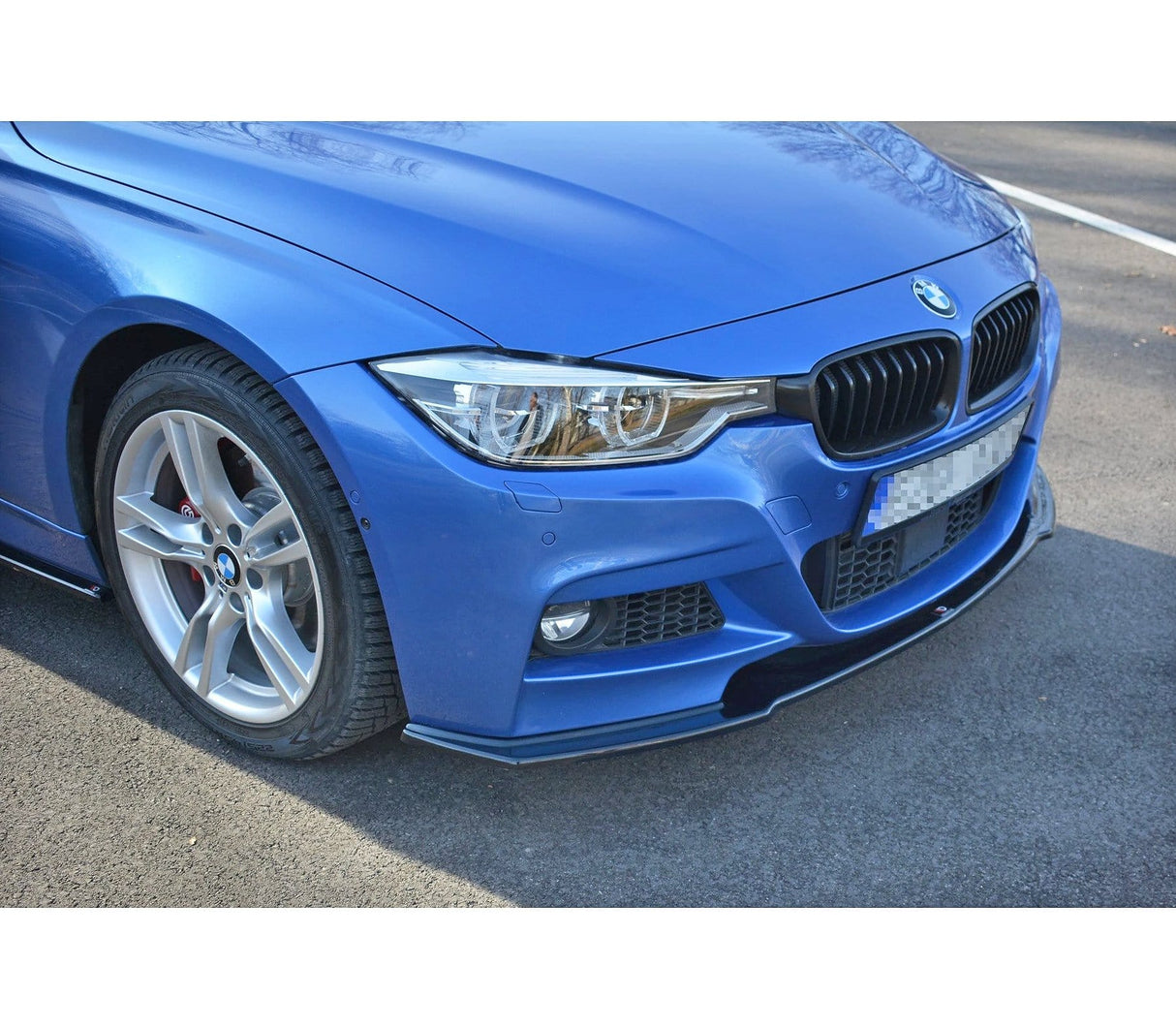 Maxton Design Front Splitter BMW 3-Series F30 Facelift Sedan M-Sport