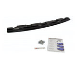 Maxton Design Central Rear Splitter BMW 5 Series F11 M-Pack - Without Vertical Bars (Fits Two Double Exhaust Ends)