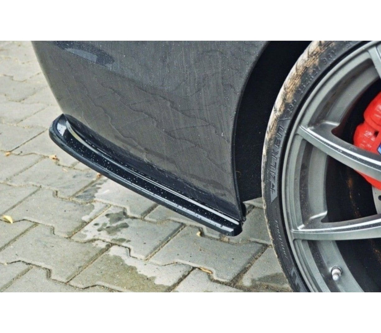 Maxton Design Rear Side Splitters BMW 5 Series F11 M-Package (Fits Two Double Exhaust Ends)