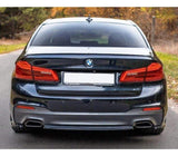 Maxton Design Central Rear Splitter BMW 5 Series G30 / G31 M-Package