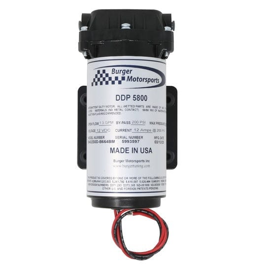 Burger Motorsport - Water/Methanol Injection (WMI) Pump DDP 5800