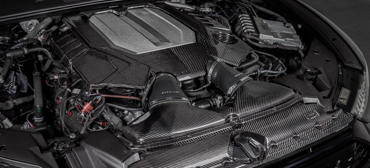 Eventuri Black Carbon Engine Cover - Audi / C8 / RS6 / RS7