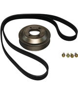 Aluminum Water Pump Pulley - BMW / E46 / 325i / 328i / 330i / E39 / 525i / 530i / E36 Z3 / E83 Z4 / & More