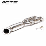 CTS Turbo Nissan R35 GT-R Resonated Y-pipe/Mid-pipe High-Flow Cat