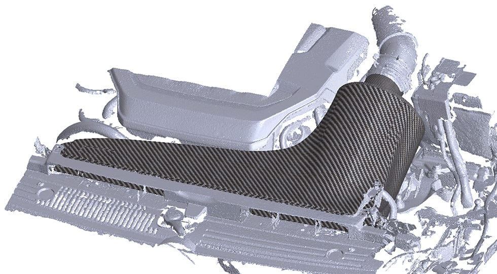 Forge Motorsport Carbon Fiber Intake Kit - VW MK8 Golf R