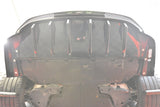 Maxton Design Central Rear Splitter (With Vertical Bars) Porsche Taycan / Taycan 4 / Taycan 4S / Taycan GTS Mk1