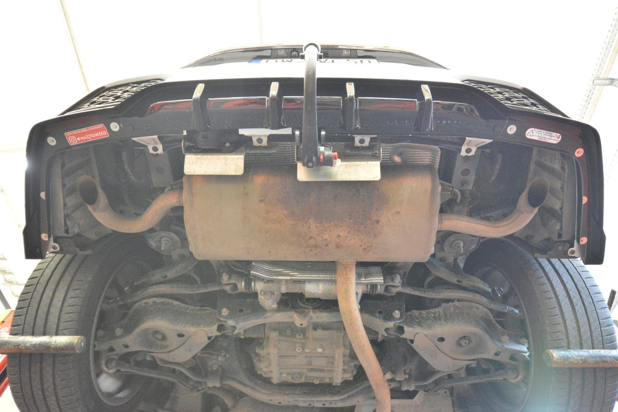 Maxton Design Central Rear Splitter (With Vertical Bars) Lexus Rx F-Sport Mk5