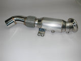 Racing Dynamics Catted Downpipe W/ Heat Shield - BMW / / M240I / 340I / 440I / 540I