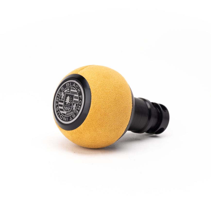BFI Heavy Weight Shift Knob GS2 Caramel Alcantara / Black Anodized (Threaded)