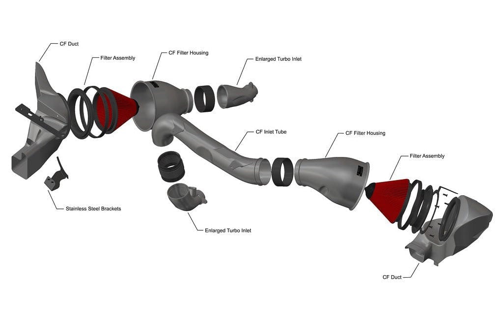 Eventuri Black Carbon Intake System (V2) - BMW / G8X / M2 / M3 / M4