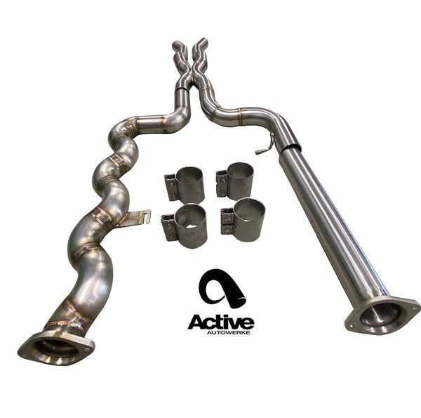 Active Autowerke Signature Equal Length Mid-Pipe w/ G87 Brace - BMW G87 M2