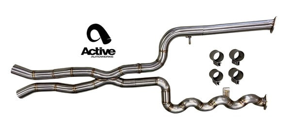Active Autowerke Signature Equal Length Mid-Pipe w/ G87 Brace - BMW G87 M2