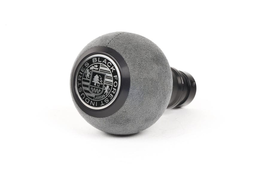 BFI Heavy Weight Shift Knob GS2 Gray Alcantara / Black Anodized (Threaded)