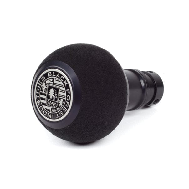 BFI Heavy Weight Shift Knob GS2 Black Alcantara / Black Anodized (Threaded)