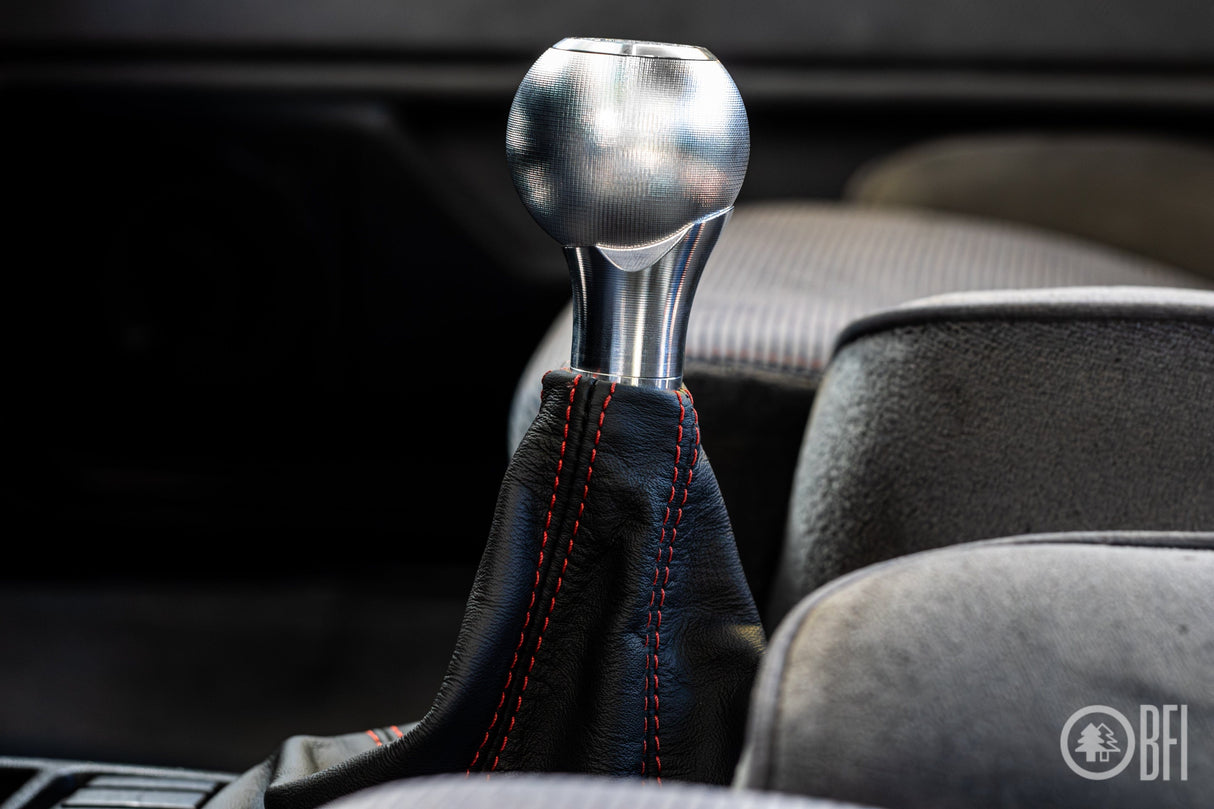 BFI GS3 Full Billet Aluminum Shift Knob (Porsche 991/992 - 981/982 Fitment) - Silver (Machined Finish)