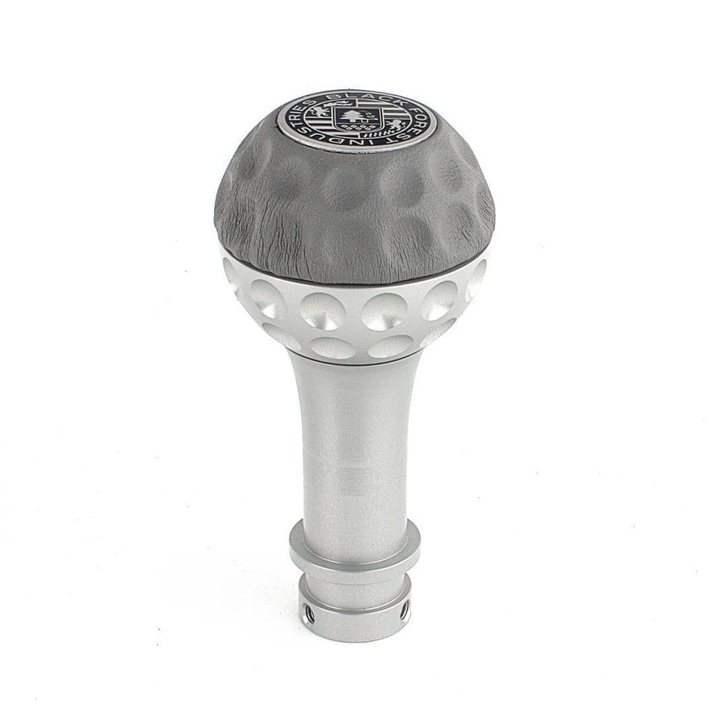 BFI GSB Heavy Weight Shift Knob - Graphite Gray Nappa Leather (VW/Audi Auto/DSG Fitment)