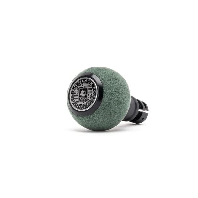 BFI GS2 Heavy Weight Shift Knob - BMW Manual - Emerald Green Alcantara / Black Anodized