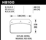 Hawk Wilwood DTC-30 Brake Pads