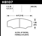 Hawk AP Racing 16.51mm Blue 9012 Race Brake Pads