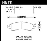 Hawk 94-01 Acura Integra (excl Type R) Blue 9012 Race Front Brake Pads