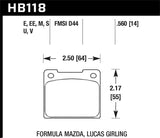 Hawk 16mm Brembo Blue 9012 Race Brake Pads