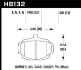 Hawk 66-79 MG Midget / 75-80 Triumph TR7 Blue 9012 Front Race Brake Pads