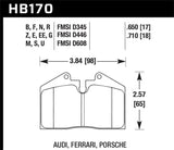 Hawk 96-81 Chevy Camaro DTC-60 Race Front Brake Pads