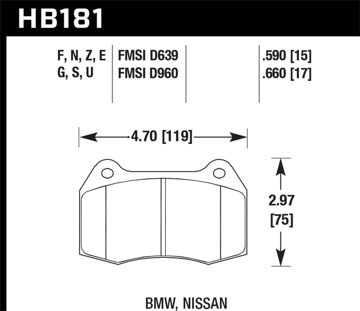 Hawk 02-03 WRX / 98-01 Impreza / 97-02 Legacy 2.5L / 98-02 Forester 2.5L Blue 9012 Front Race Pads