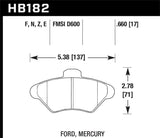 Hawk Buick / Cadillac / Chevrolet / GMC / Isuzu / Oldsmobile / Pontiac Blue 9012 Race Brake Pads