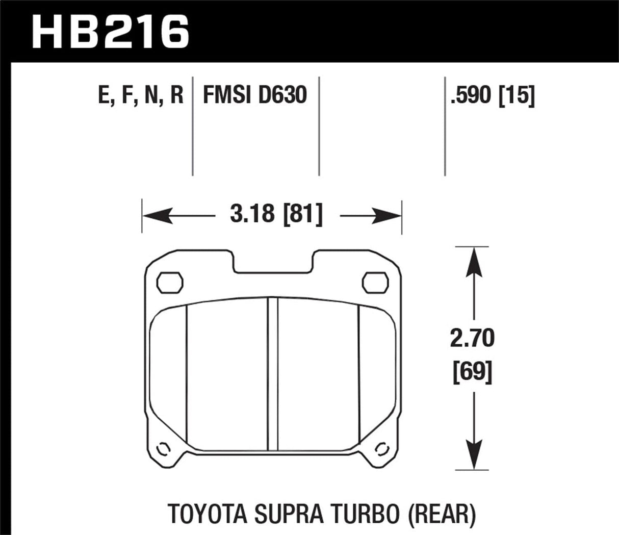 Hawk 91-05 Acura NSX Blue 9012 Race Rear Brake Pads
