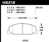 Hawk Chrysler / Dodge / Eagle / Mitsubishi / Plymouth Blue 9012 Race Front Brake Pads (NLA)